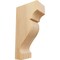 Ekena Millwork 1 3/4"W x 3"D x 6"H Mini Dearborn Wood Corbel, Red Oak CORW02X06X03DRRO - alternate 1